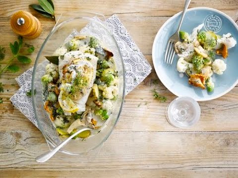 Alpro recept – Treska v zeleninovém hnízdě