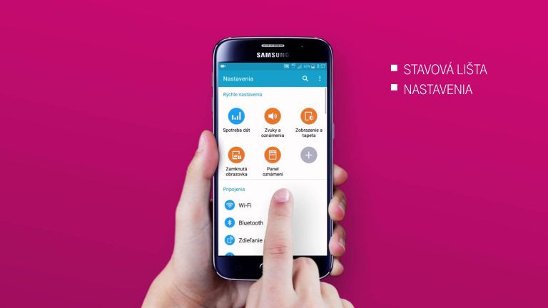 Vypnutie mobilnych dát – Samsung