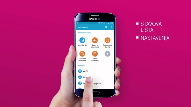 Nastavenie mobilného internetu – Samsung