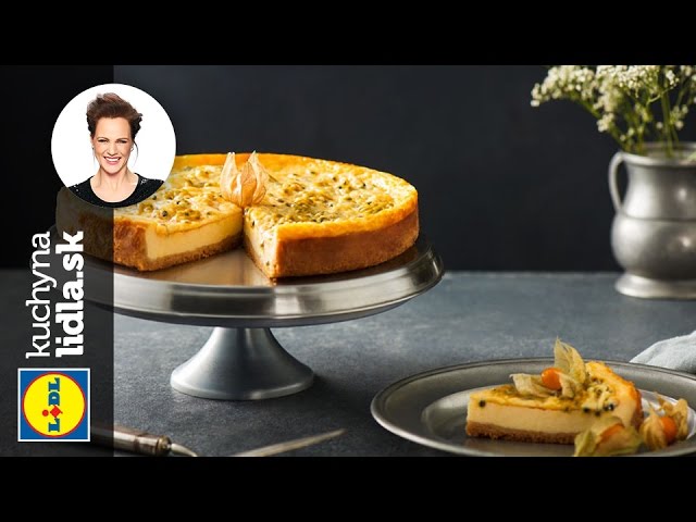 Cheesecake s marakujou – Adriana Poláková – recepty kuchynalidla.sk