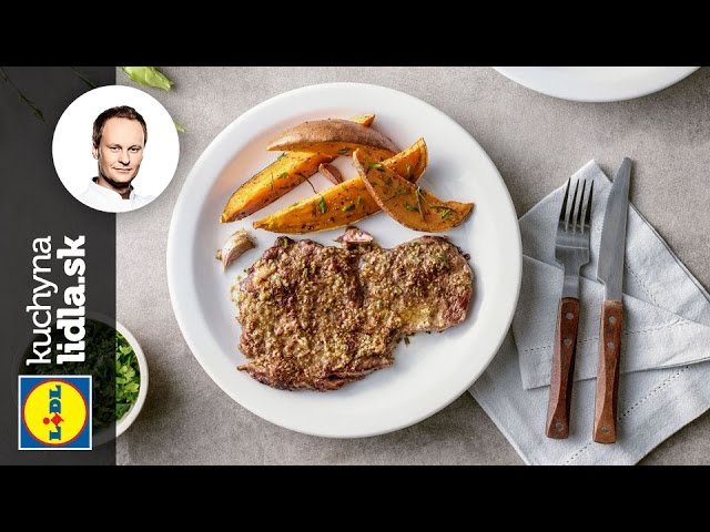 Grilovaný Rib Eye steak s rozmarínovým maslom – Marcel Ihnačák – recepty kuchynalidla.sk