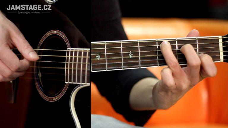 Začíname s akustickou gitarou – TICHÁ NOC – Hra prstami (fingerstyle)