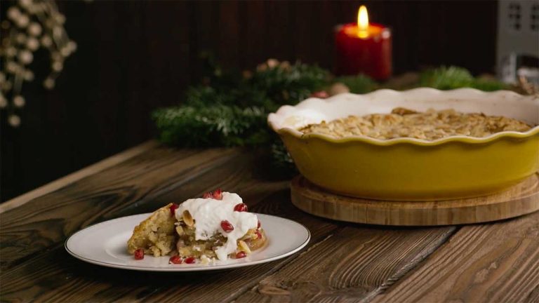 Vianočný jablkový koláč – recept na pečené jablká s vanilkou
