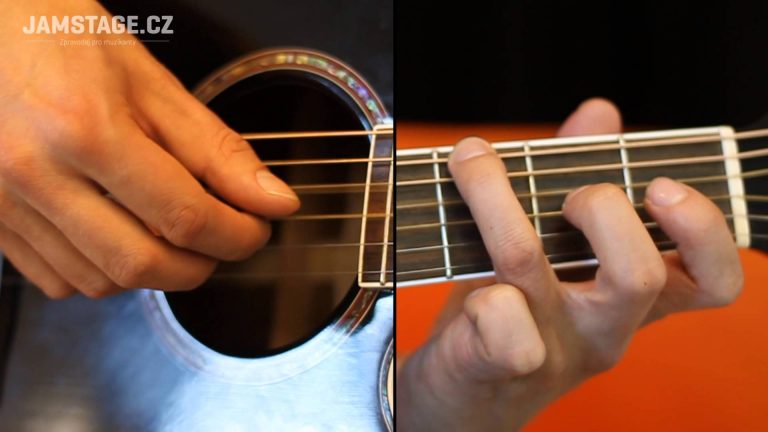 Začíname s akustickou gitarou – Hra prstami (fingerstyle) – 4. diel