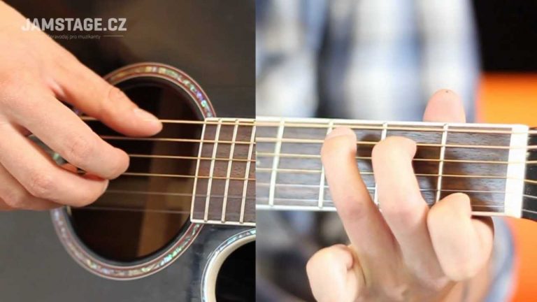 Začíname s akustickou gitarou – Hra prstami (fingerstyle) – 1.diel