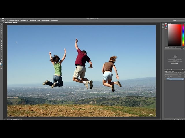 Vymazání objektu spojeného s pozadím – Rychlý Tip 2 – Photoshop CZ tutorial