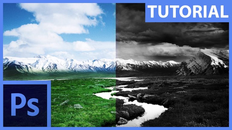 Jak udělat z barevné fotky černobílou konstrastní fotografii – Photoshop CZ tutorial