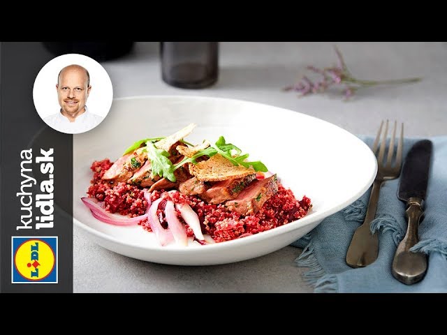 Roastbeef s quinoou a cviklou – Roman Paulus – recepty kuchynalidla.sk