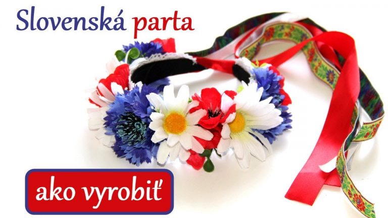 Ako vyrobiť slovenskú partu – DIY návod na kvetinovú čelenku