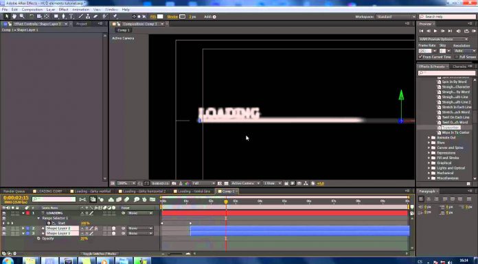 CZTUTORIÁL – After Effects 098 – HUD elements 01