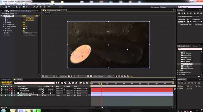 CZTUTORIÁL – After Effects 077 – Efekty Perspective