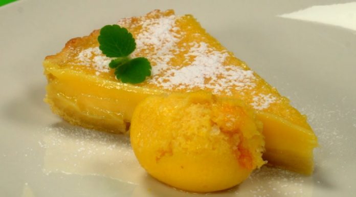 Citrónový koláč – recept na koláč s citrónovou polevou v korpuse