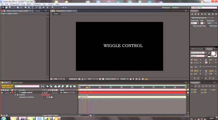 CZTUTORIÁL – After Effects 085 – Wiggle control