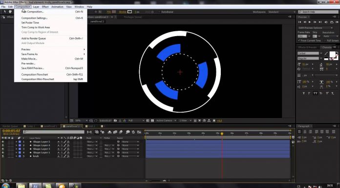 CZTUTORIÁL – After Effects 103 – HUD elements 02