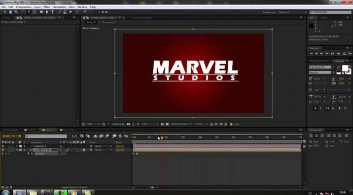 CZTUTORIAL – After Effects 046 – Marvel Studios logo