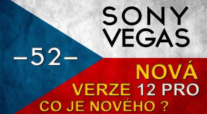 CZTUTORIÁL – Sony Vegas Pro 12 recenze