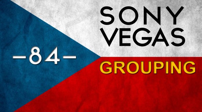 CZTUTORIÁL – Sony vegas – Grouping