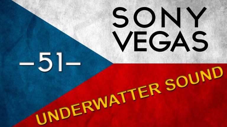 CZTUTORIÁL – Sony Vegas – Underwatter Sound effect