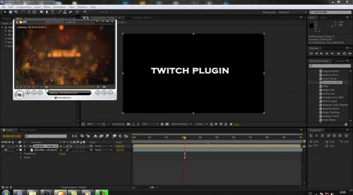 CZTUTORIÁL – After Effects 044 – Twitch plugin