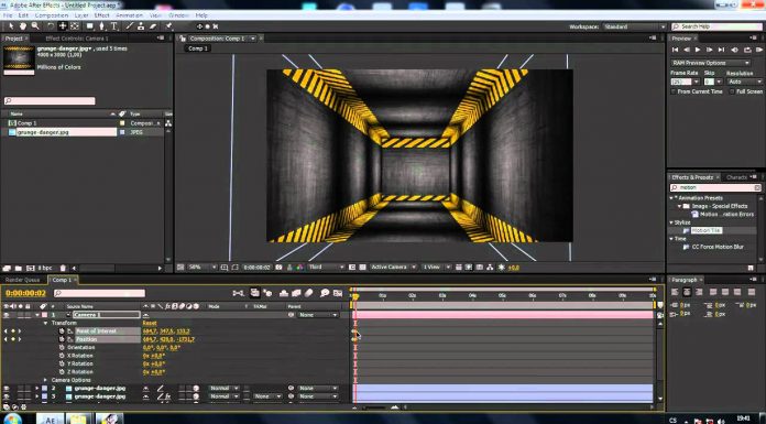 CZTUTORIÁL – After Effects 013 – 3D místnost