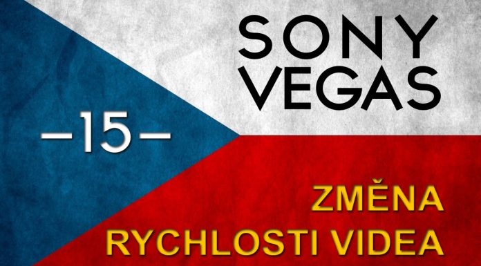 CZTUTORIÁL – Sony Vegas – Zpomalení v určitém čase