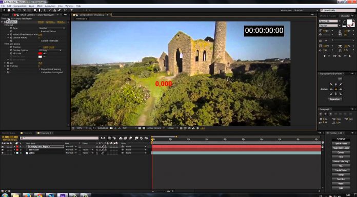 CZTUTORIÁL – After Effects 175 – Efekty Timecode a Numbers