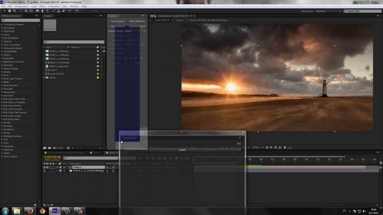 CZTUTORIÁL – After Effects 149 – Nastavení pracovní plochy