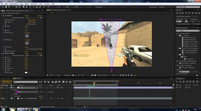 CZTUTORIÁL – After Effects 095 – Masking zoom effect