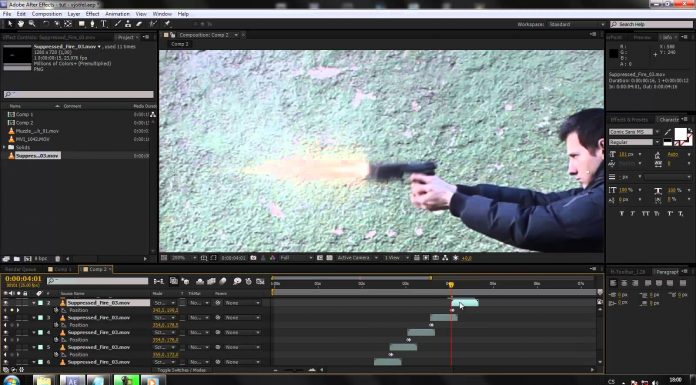 CZTUTORIÁL – After Effects 117 – Výstřel