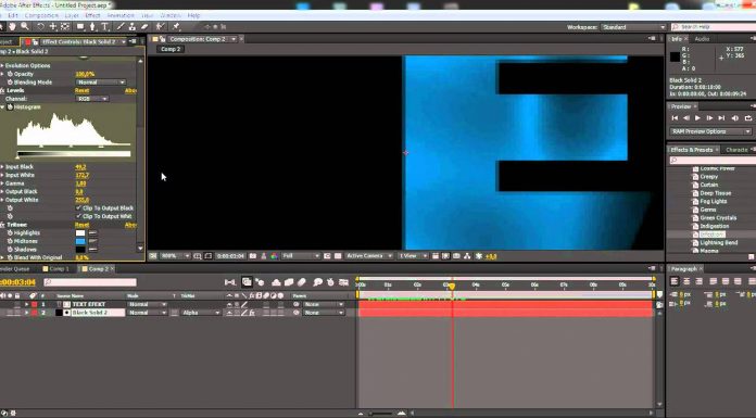 CZTUTORIÁL – After Effects 017 – Text efekt