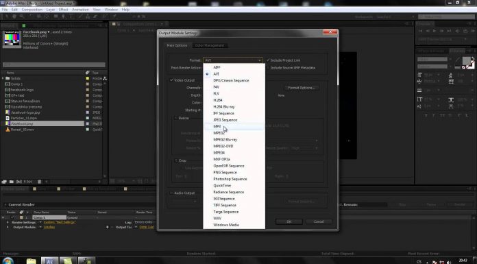 CZTUTORIÁL – After Effects 074 – Rendering /remake/