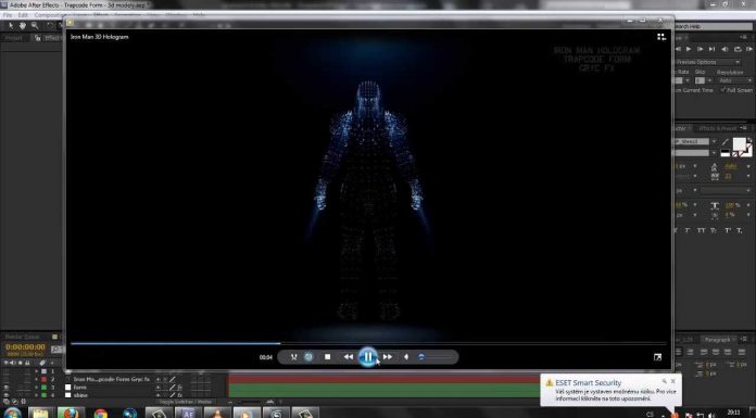 CZTUTORIÁL – After Effects 135 – 3D hologram s Trapcode Form