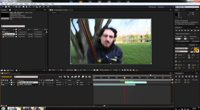 CZTUTORIÁL – Sony Vegas + AAE – Rozbití objektivu