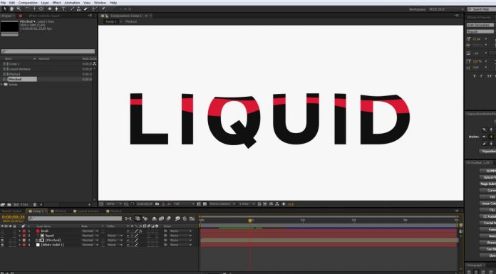 CZTUTORIÁL – After Effects 182 – Liquid přechod