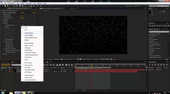 CZTUTORIÁL – After Effects 069 – Partikly