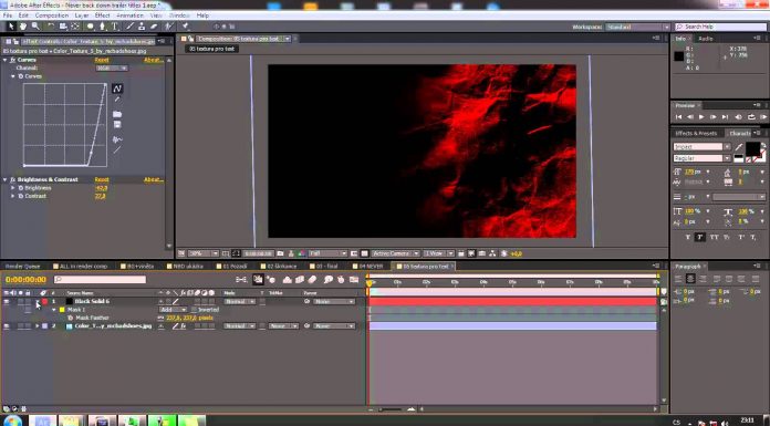 CZTUTORIÁL – After Effects 054 – Never Back Down trailer titles část 2