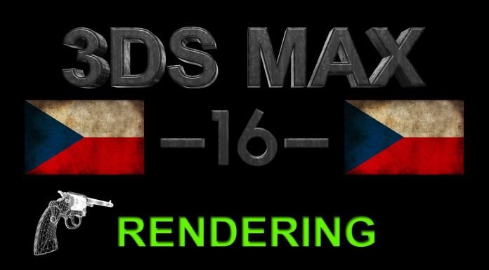 CZTUTORIÁL – 3DS Max – Wireframe rendering