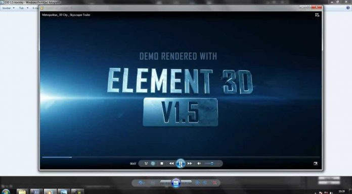 CZTUTORIÁL – After Effects – Element 3D Update + Metropolitan model pack (INFO)