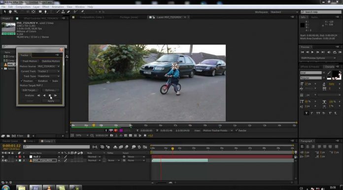 CZTUTORIÁL – After Effects 067 – Motion Tracking