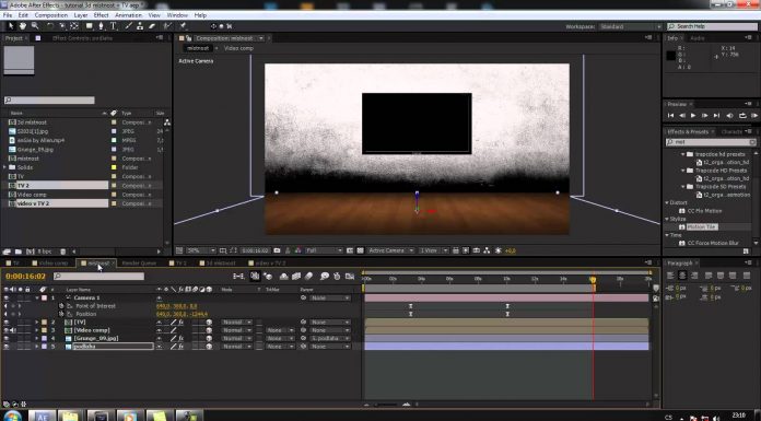 CZTUTORIÁL – After Effects 055 – 3D prostor #2