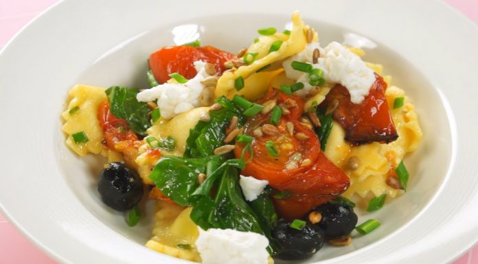 Syrové ravioli – recept na ravioli plnené kozím syrom