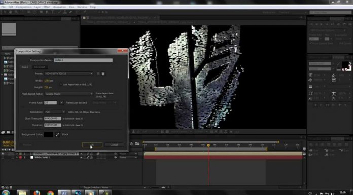 CZTUTORIÁL – After Effects 123 – Card Dance efekt