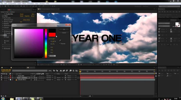 CZTUTORIÁL – After Effects 071 – Year One trailer titles