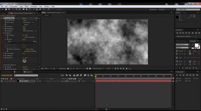 CZTUTORIÁL – After Effects 016 – Jak vytvořit mlhu?