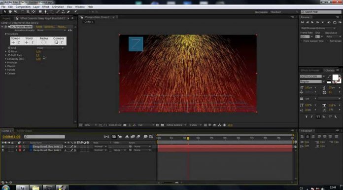CZTUTORIÁL – After Effects 005 – CC Particle world efekt