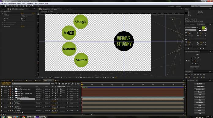 CZTUTORIÁL – After Effects 179 – Infografická animace část 2.