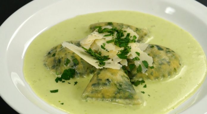 Ravioli – špenátové ravioli s ricottou