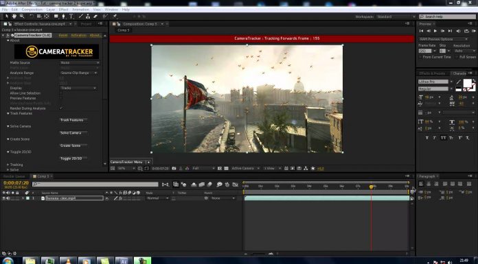 CZTUTORIÁL – After Effects 090 – Camera Tracker plugin