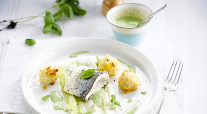 Alpro recept – Mořský okoun v zeleném hávu