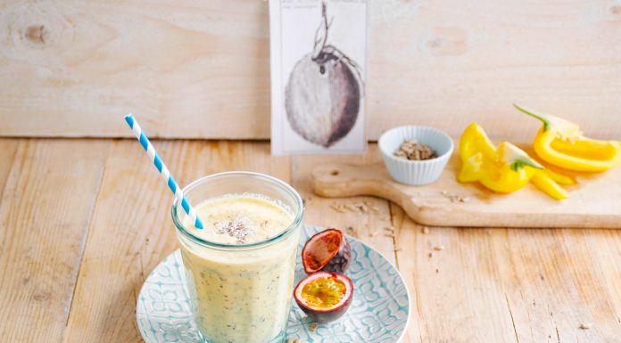 Alpro recept – Kokosovo-marakujové smoothie